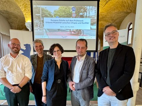 Panelist*innen bei Europa kontrovers zum Thema Mobilität
