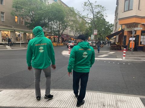 Park- und Kiezläufer in der Bergmannstraße