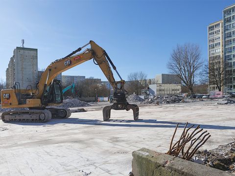 Bauvorbereitung Wohnungsbau der GEWOBAG in der Hohensaatener Straße