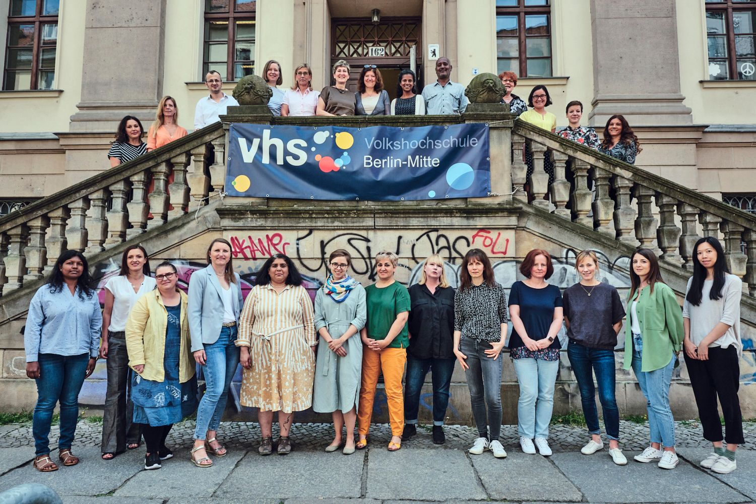 Teamfoto Volkshochschule Berlin Mitte