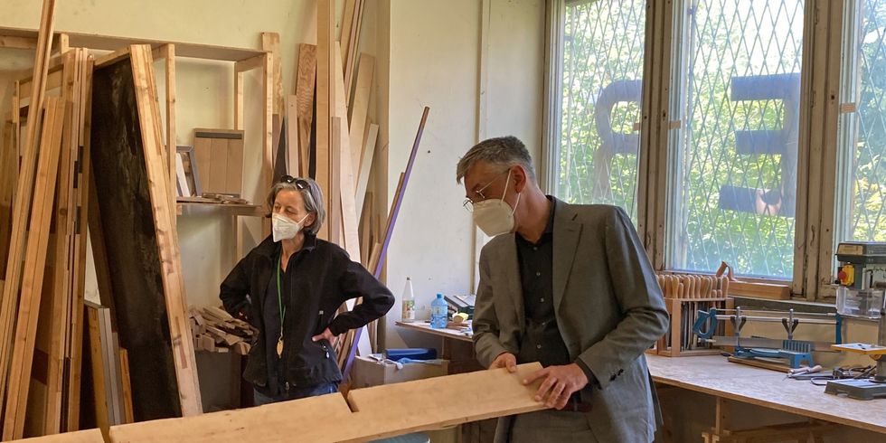 Eröffnung des Re-Use Zentrums mit Staatssekretär Stefan Tidow