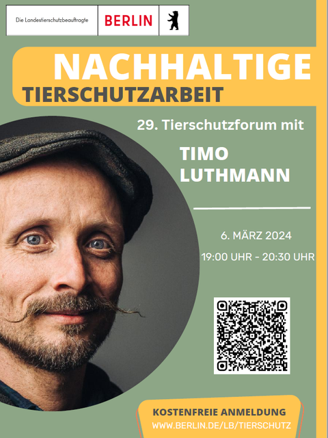 Foto Flyer für 29. Tierschutzforum am 6.3.2024