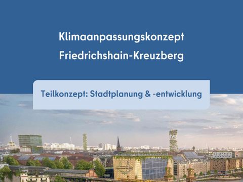 Cover des Klimaanpassung-Teilkonzepts Stadtplanung & Entwicklung