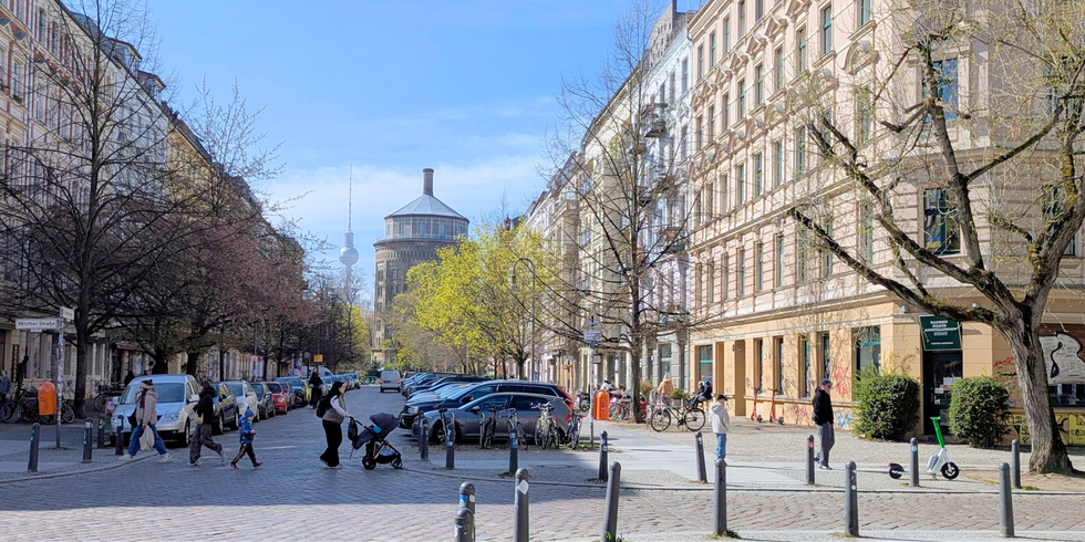 Wasserturm Prenzlauer Berg und Fernsehturm
