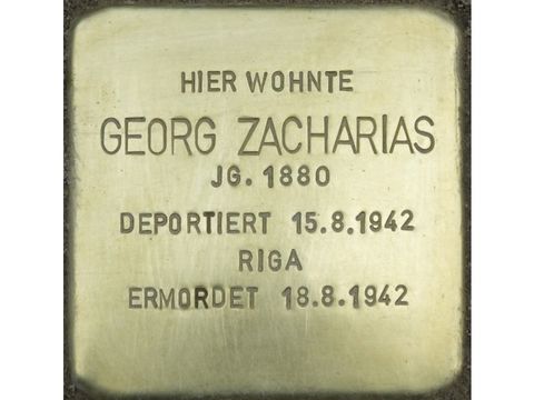Stolperstein Georg Zacharias