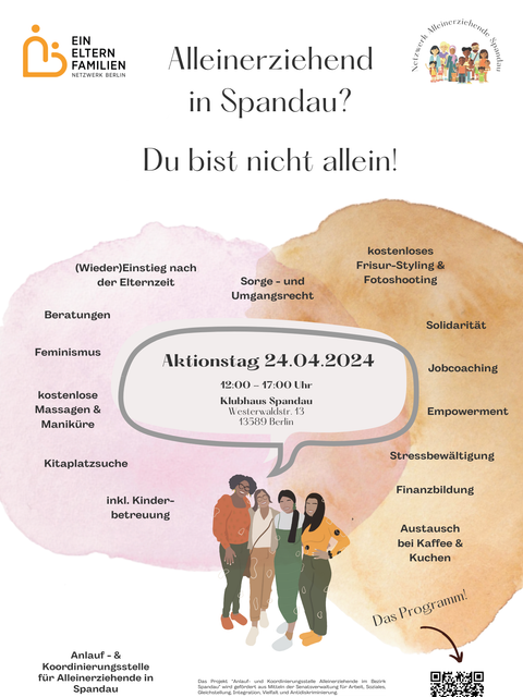 Aktionstag für Alleinerziehende Einladung und Programm
