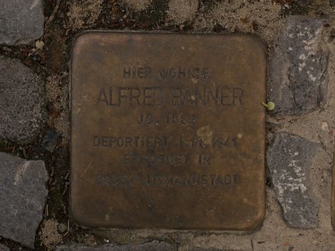 Stolperstein Alfred Banner, 22.07.2012