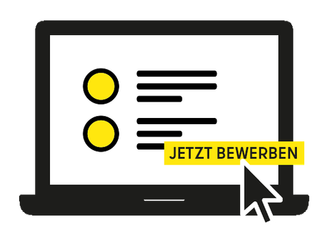 Icon Schritt 1 online bewerben
