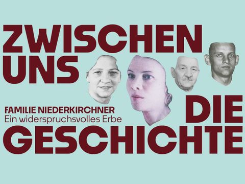 Katalog-Cover: Zwischen uns die Geschichte – Familie Niederkirchner. Ein widersprüchliches Erbe (Bild: © Museum Pankow)