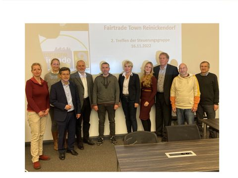 Treffen der Steuerungsgruppe Fairtrade Town Reinickendorf (Bild: BA Reinickendorf)