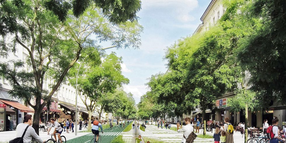 Mögliche Umgestaltung Bergmannstraße