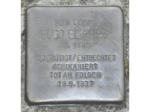 Stolperstein Hugo Elkeles