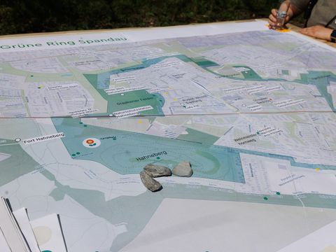 Plan des Grünen Rings Spandau