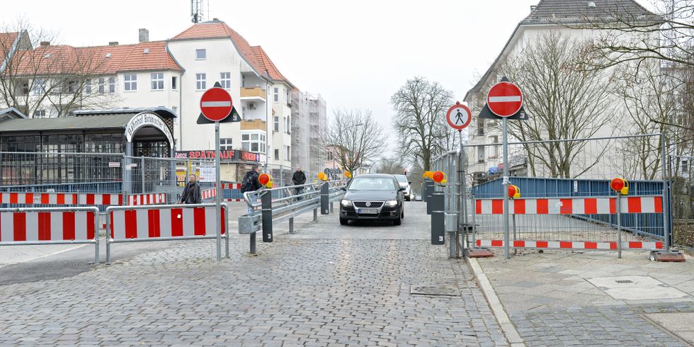 Moltkebrücke in Steglitz-Zehlendorf, März 2019
