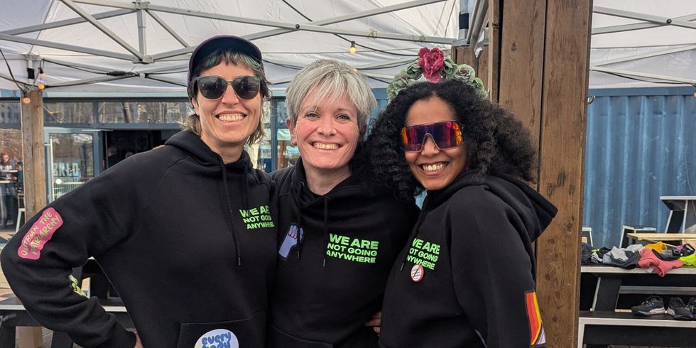 Kathi, Julia und Anne-Cécile