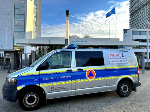 Fahrzeug des Katastrophenschutzes
