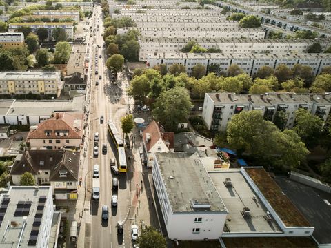 Luftbild Zentrum Haselhorst mit Reichsforschungssiedlung