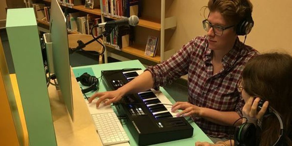 Eigene elektronische Musik kreieren: Am Musik-Makerspace ist das möglich.