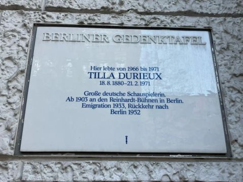 277. Kiezspaziergang: Tilla Durieux