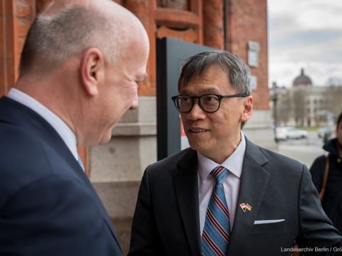 Empfang des Botschafters von Singapur am 7.1.2025