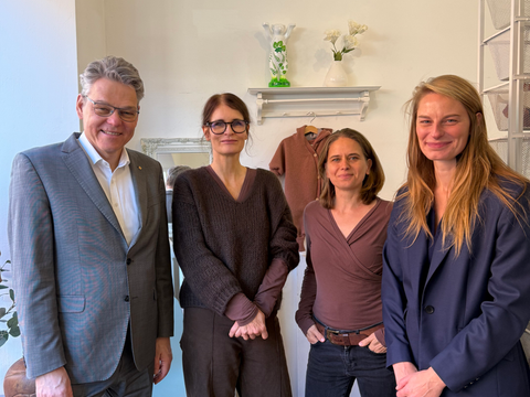 Von links nach rechts: Jörn Oltmann, Friederike Maria Sirin, Selina Schweiker, Ann-Kathrin Biewener