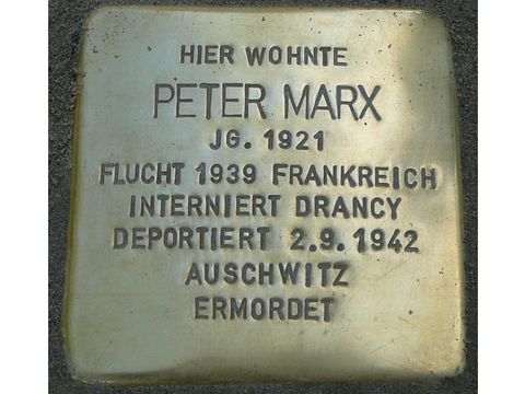 Stolperstein für Peter Marx
