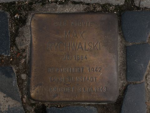 Stolperstein Max Rychwalski