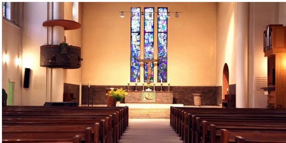 Bietet Kühlung an: Die Lindenkirche in Wilmersdorf