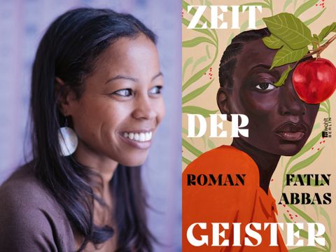 Foto Fatin Abbas und Buchcover 'Geister'