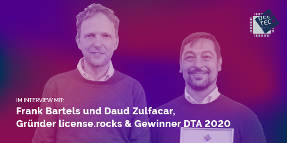 Gründer license.rocks im Portrait