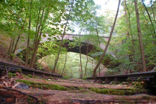 Trasse der ehemaligen Friedhofsbahn