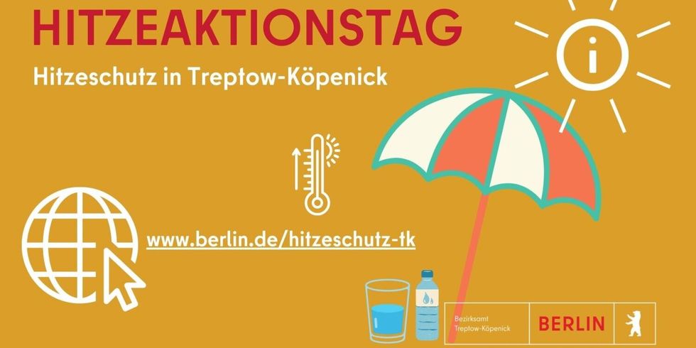 Sharepic zum HITZEAKTIONSTAG mit Nennung der Webseite