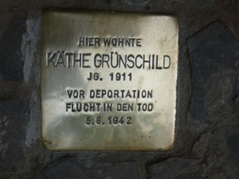 Stolperstein für Käthe Grünschild