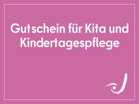 Kachel Gutschein für Kita und Kindertagespflege