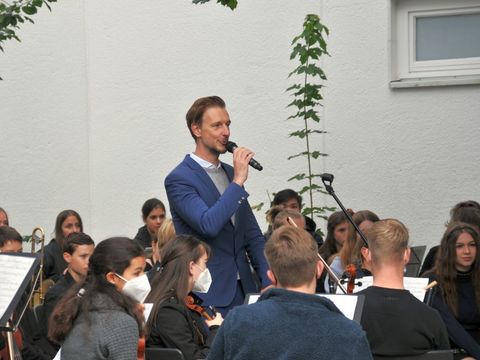 Übergabe der sanierten Mobilen Unterrichtsräume des Melanchthon-Gymnasiums - Ansprache Gordon Lemm