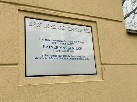 274. Kiezspaziergang: Rainer Maria Rilke