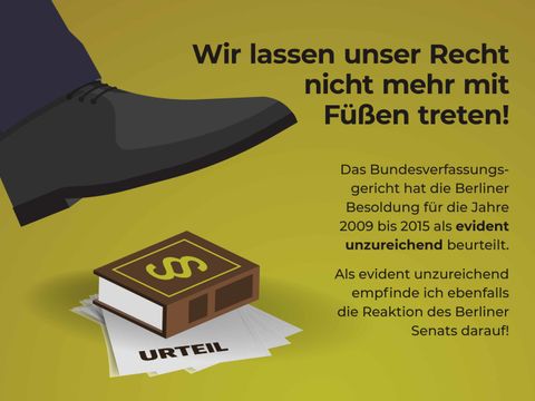 Motiv1 - Fuß tritt auf Gesetzesbuch und Urteil