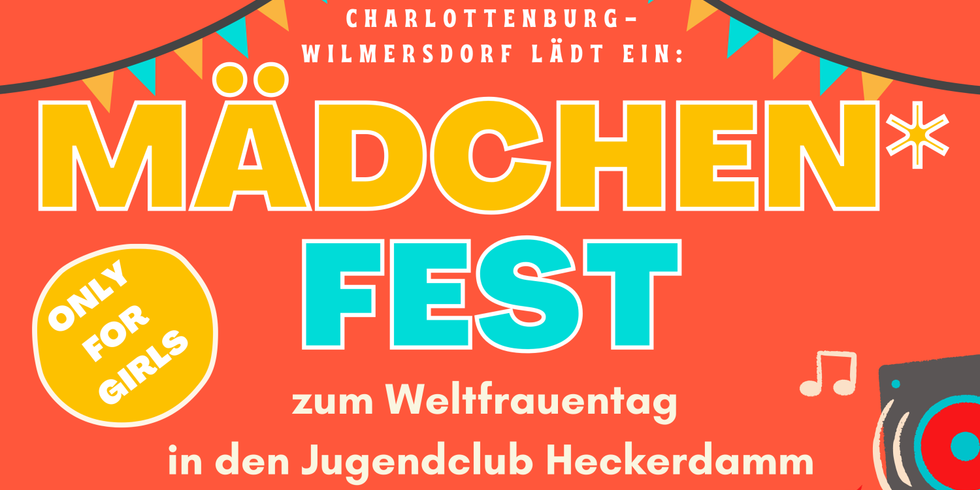 Am Heckerdamm findet ein Fest für Mädchen und junge Frauen statt.