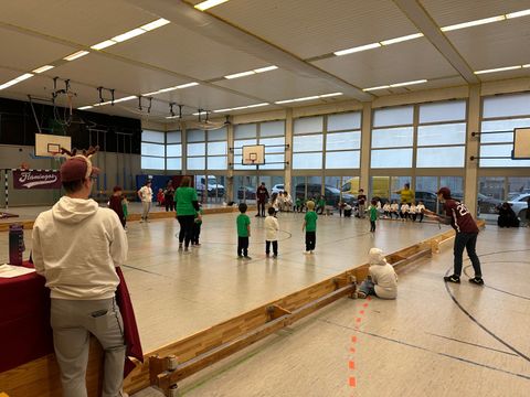 Das Turnier der drei Kitas als krönender Abschluss nach 10 Trainingseinheiten.