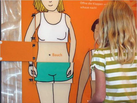 Ausstellung "ECHT STARK" , der Körper für Kinder spielerisch und interaktiv erklärt (Bild: PETZE gGmbH)