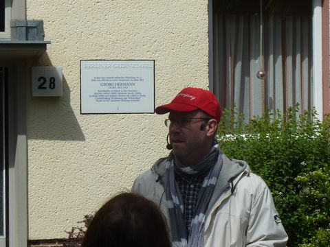 Gedenktafel für Georg Hermann, 12.5.2012, Foto: KHMM