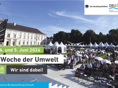 Woche der Umwelt im Park von Schloss Bellevue