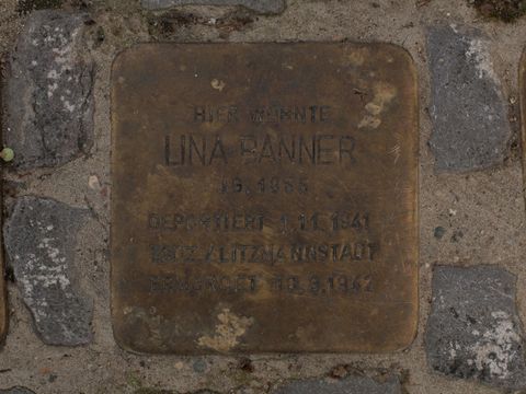 Stolperstein Lina Banner, 22.07.2012