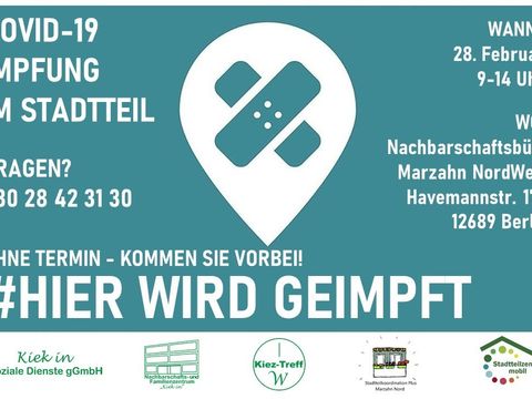 Impfaktion im Nachbarschafts- und Familienzentrum „Kiek in“