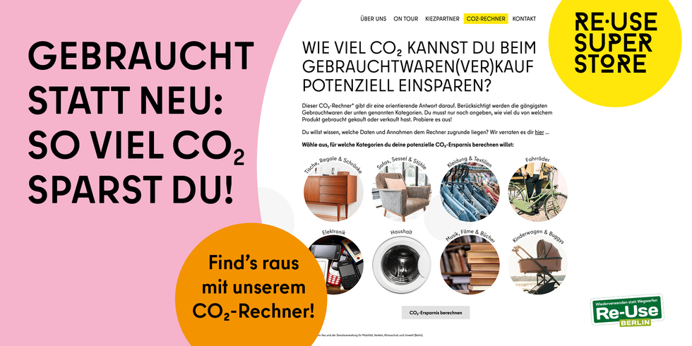 CO₂-Rechner von Re-Use Berlin