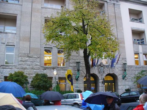 Am Logenhaus, 11.11.2006, Foto: KHMM