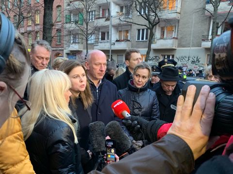 Senatsbesuch - Interviewsituation