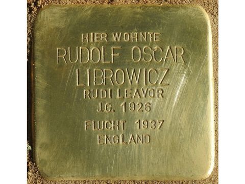 Stolperstein Rudolf Oscar Librowicz (Bild: Stolpersteine-Initiative CW, Hupka)