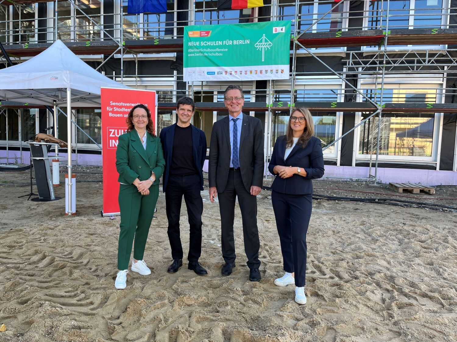 2025 Richtfest Holz-Compartmentschule Römerweg