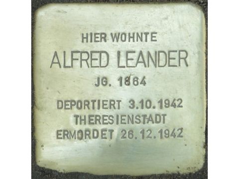 Stolperstein Alfred Leander
